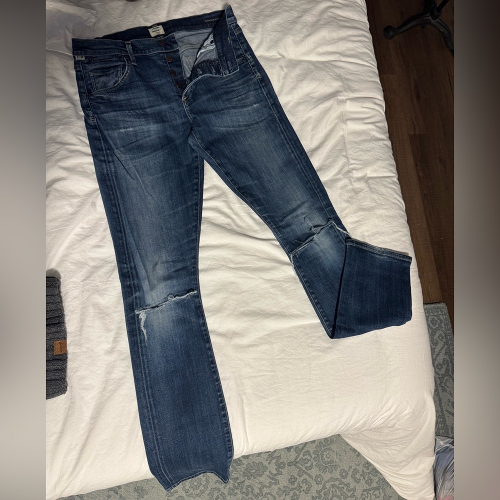 Citizens of Humanity Emerson Long Slim Boyfriend Jeans | Button Fly | Size 26